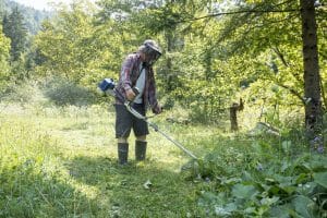 Cordless weedeaters vs Electric weedeaters vs Gas Weed Eaters, a gas weed eater used in garden