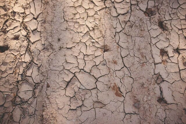 image of dried clay soil