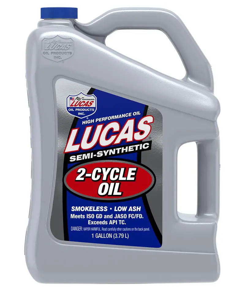 Lucas Oil 10115 Semi-Synthetic 2-Cycle Motor Oil, 1 Gallon