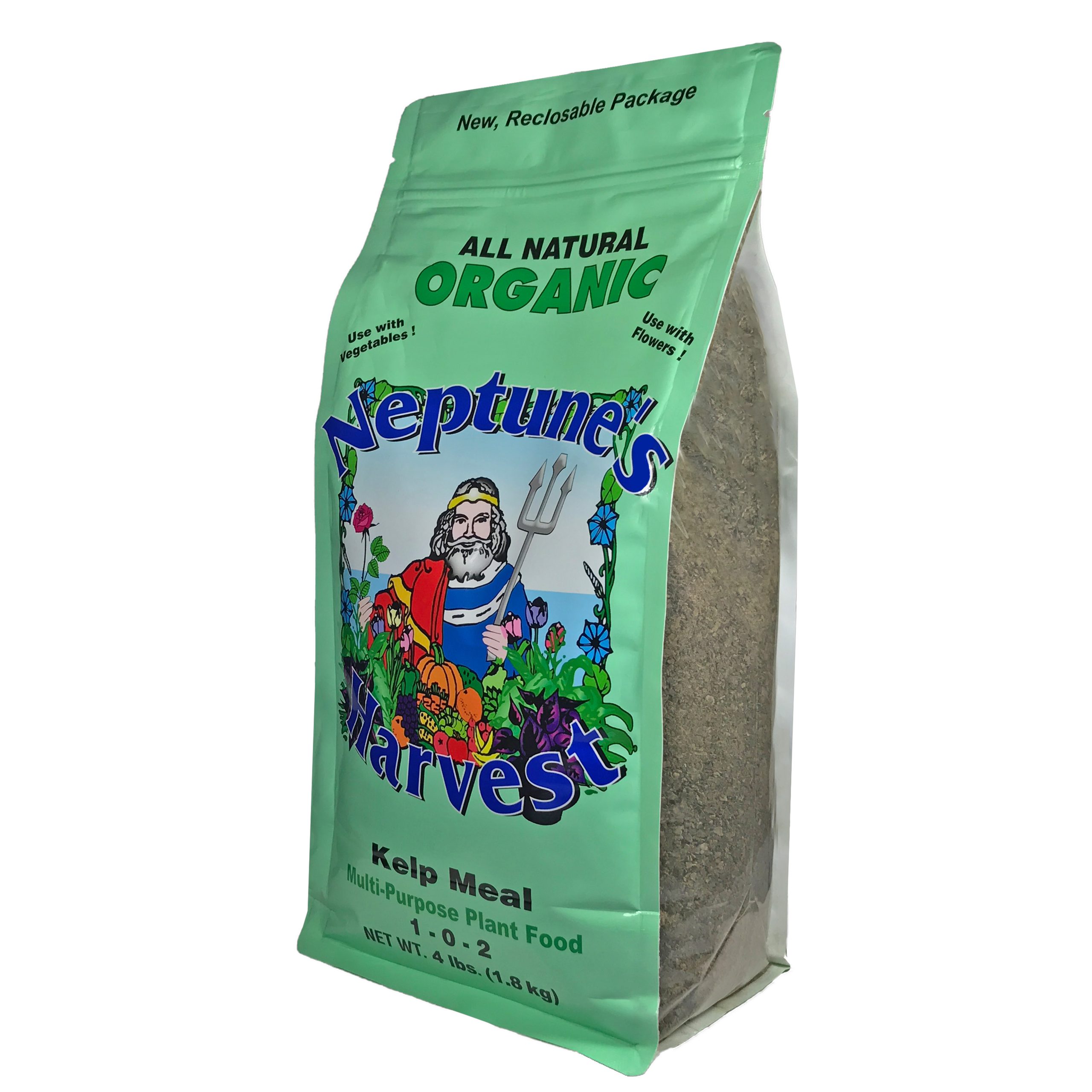 Neptune’s Harvest Organic Kelp Meal 1-0-2 Plant Food, 4 lb