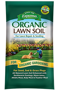 Espoma Organic Lawn Soil with Mycorrhizae, 1 Cubic Foot Bag