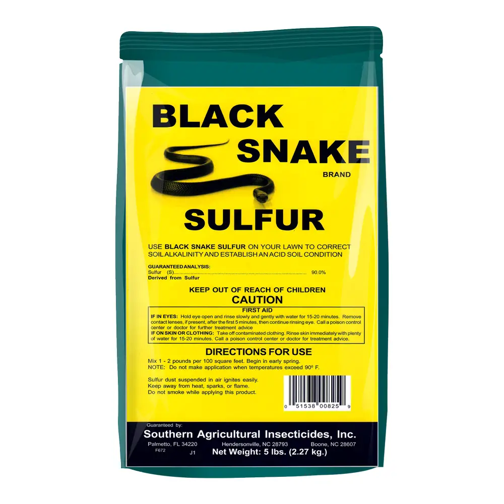 00825 5 LB Black Snake Sulfur