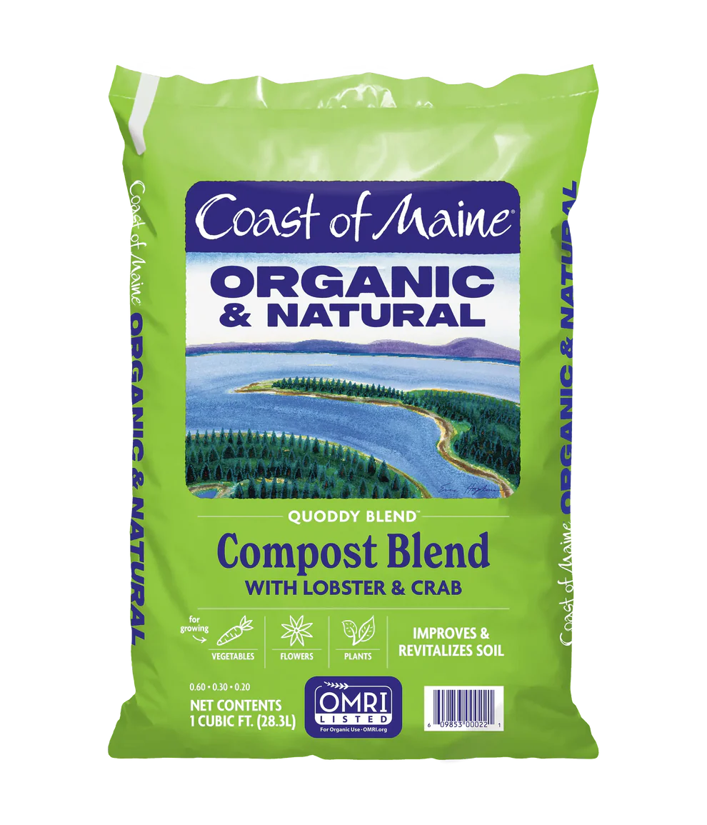 Coast of Maine Organic Quoddy Blend Lobster & Crab Compost 1 cu ft