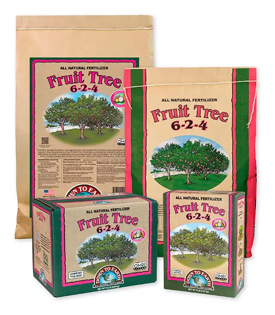 Down To Earth Fruit Tree Organic Fertilizer 6-2-4, 5 lb