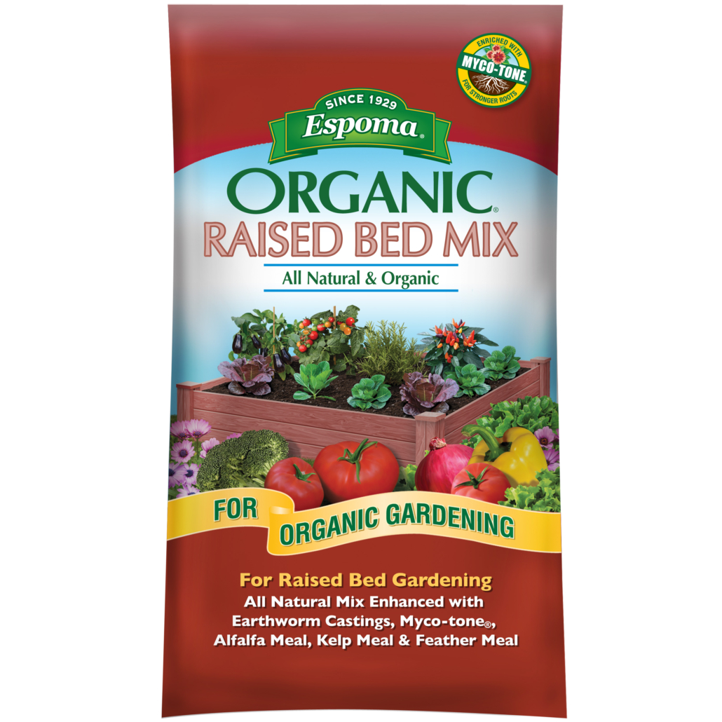 Espoma Organic Raised Bed Mix Potting Soil for Vegetables Herbs, 1.5 cu ft